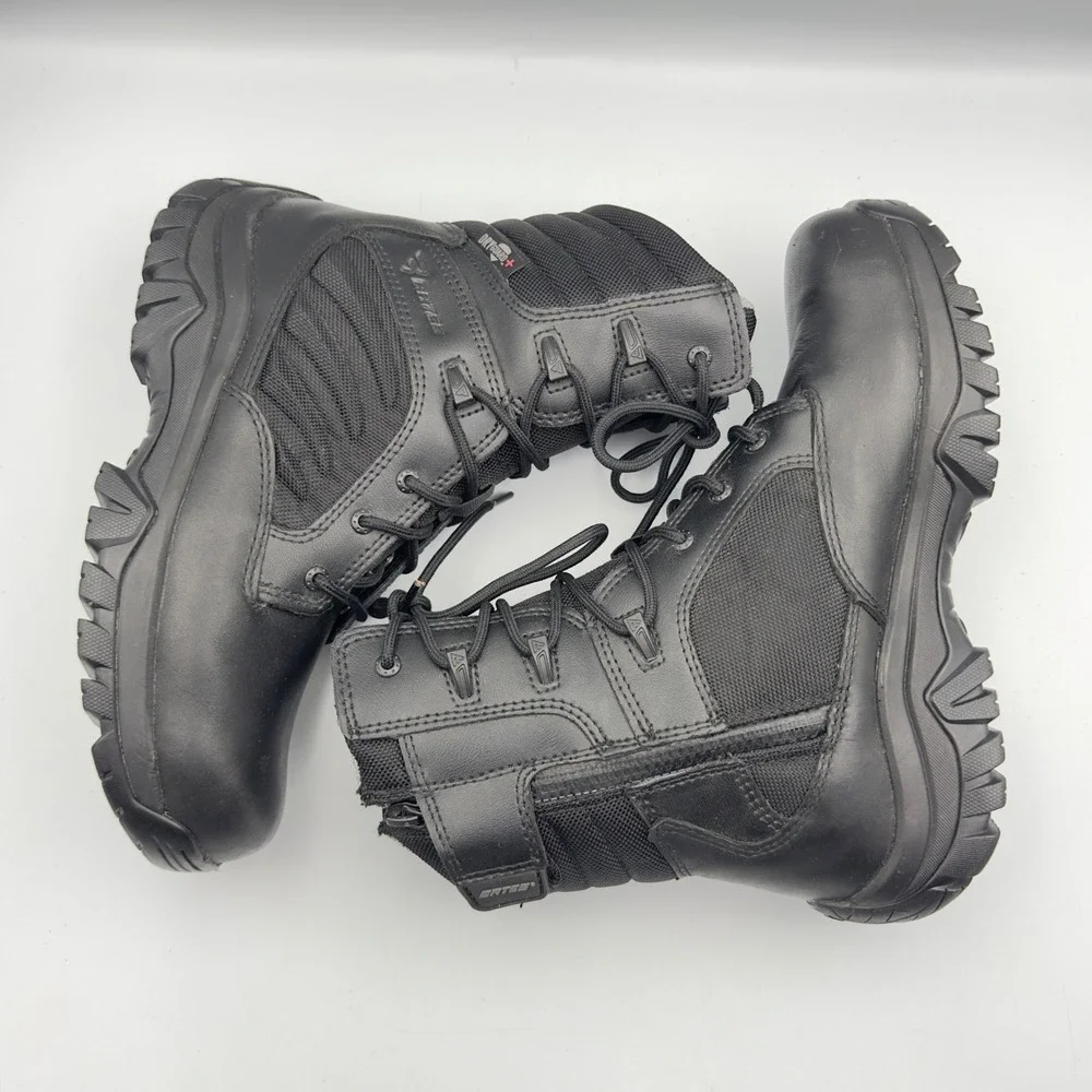 Bates E03982 DryGuard+ Tactical Side Zip Boots Mens 8.5 Black Waterproof EH